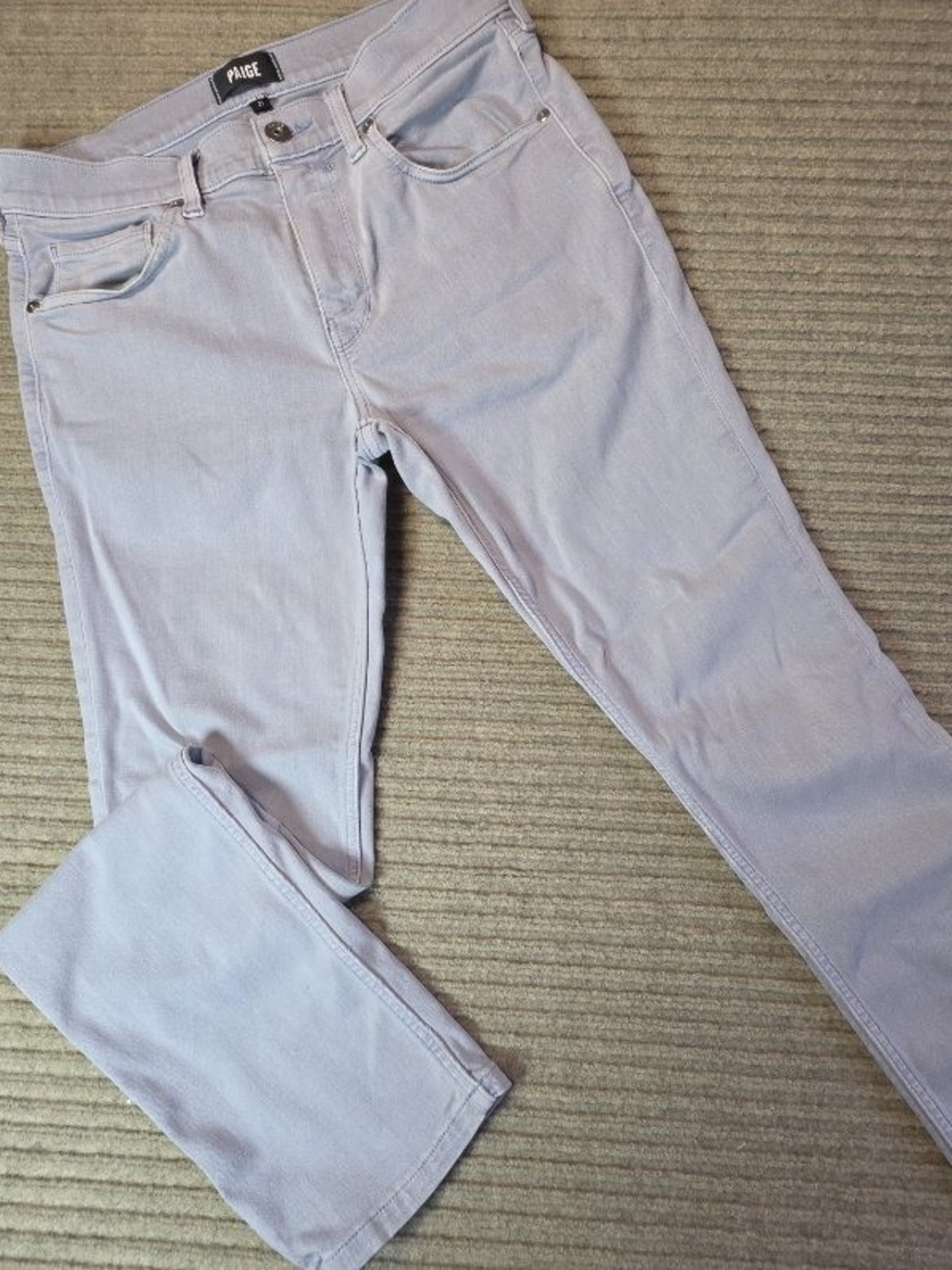 PAIGE Lennox Men’s Gray Jeans Size 31 Slim Fit Stretch Denim